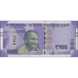 India 100 Rupias 2018 P112a