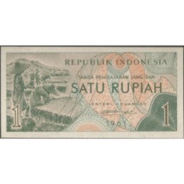 Indonesia 1 Rupia 1961 P78