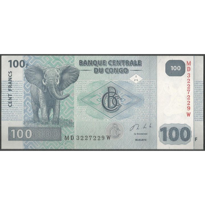 Rep. Democratica del Congo 100 Francs 30 Jun 2013 P98b