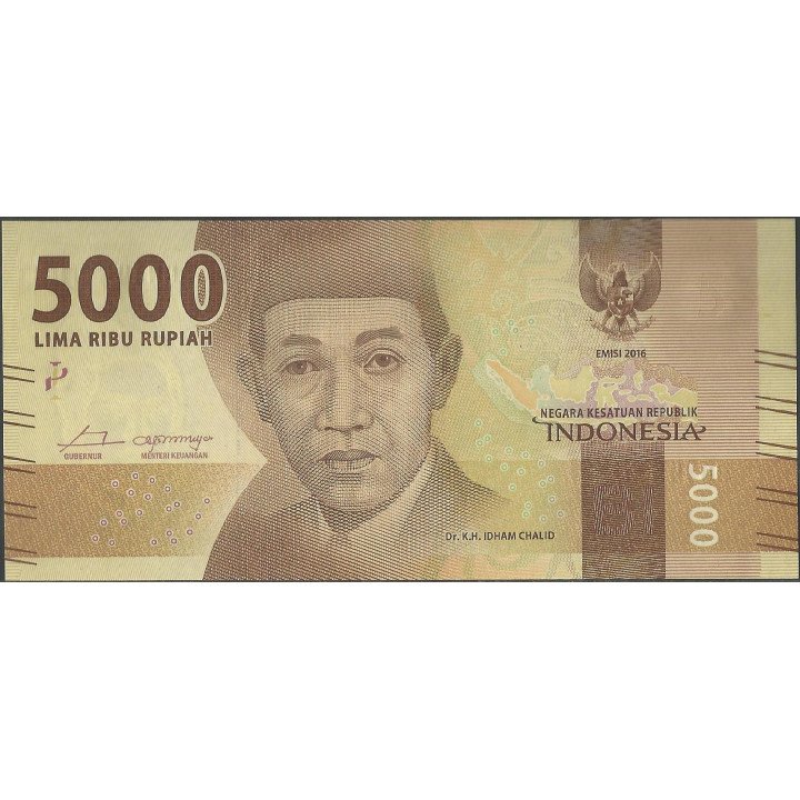 Indonesia 5.000 Rupias 2016 P156a