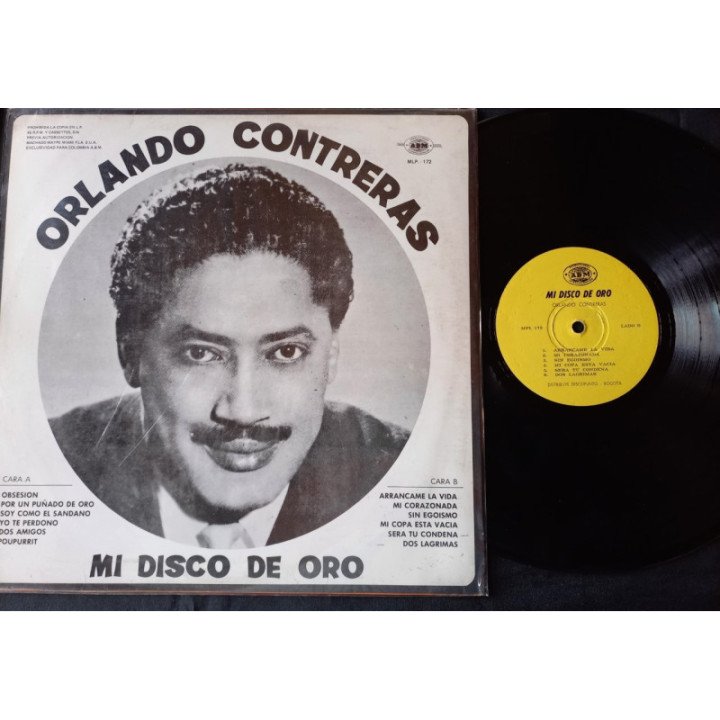Orlando Contreras Mi disco de oro - Colombia reverso