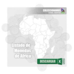 AFRICA - Lista de Monedas