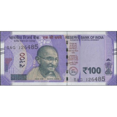 India, 100 Rupias 2018 P112a