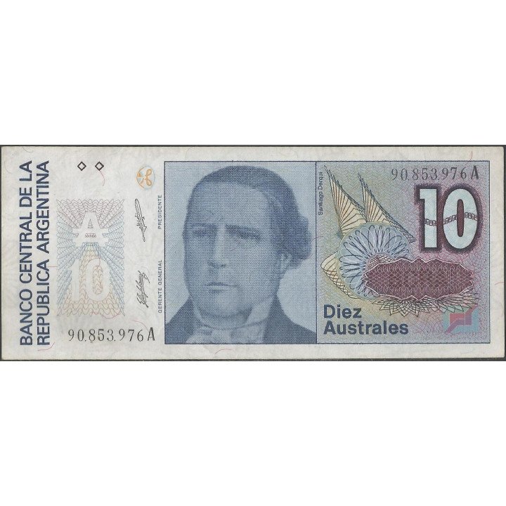 Argentina 10 Australes ND1986 Serie A P325a