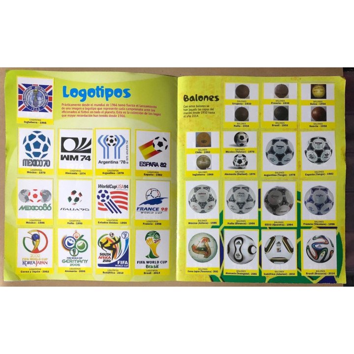 Futbol - Mundial Iconos World Cup Brasil 1930 2014 reverso