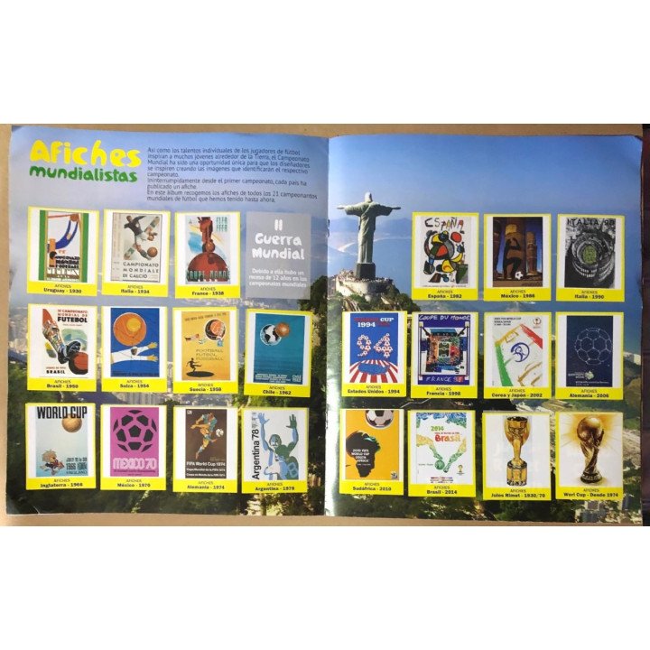Futbol - Mundial Iconos World Cup Brasil 1930 2014 reverso