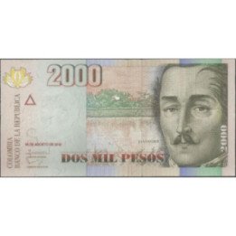 Billete de 2.000 Pesos 15 Ago 2012 BGW490R17