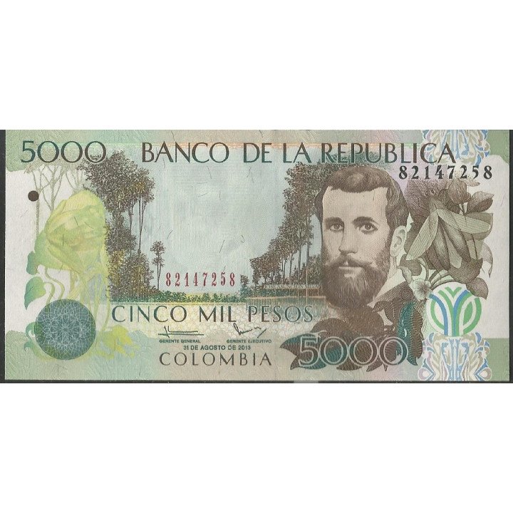 Billete de 5.000 Pesos 31 Ago 2013 BGW548