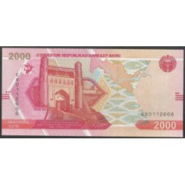 Uzbequistan 2.000 Sum 2021 P87