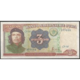Cuba 3 Pesos 1995 P113