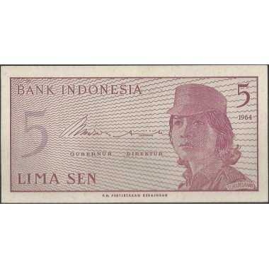 Indonesia, 5 Sen 1964 P91