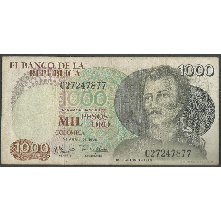 Billete de 1.000 Pesos 1 Abr 1979 BGW411