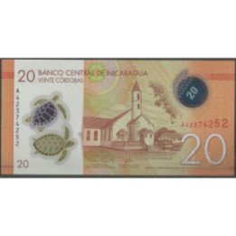 Nicaragua 20 Cordobas 8 Abr 2019 PNEW