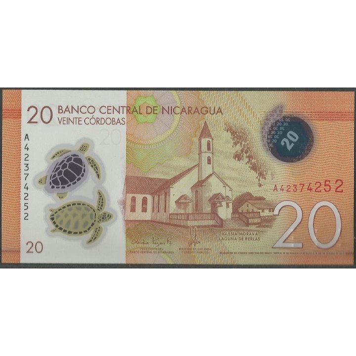 Nicaragua 20 Cordobas 8 Abr 2019 PNEW
