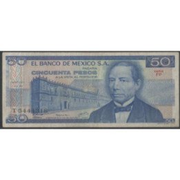 Mexico 50 Pesos 5 Jul 1978 Serie FP P67a