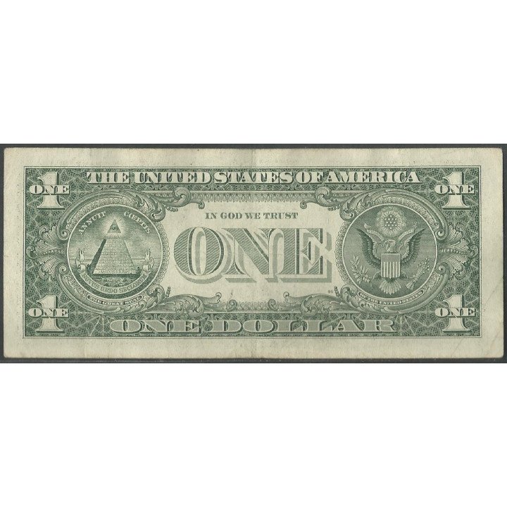 Estados Unidos 1 Dollar 2013 F P537 reverso