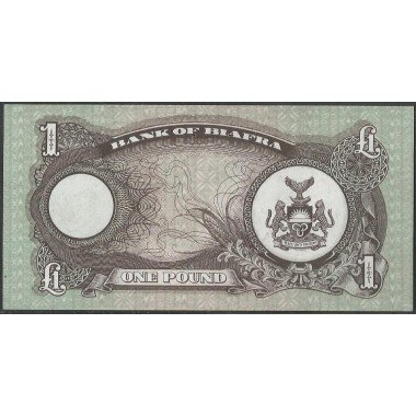 Biafra, 1 Pound ND1968-9 P5a