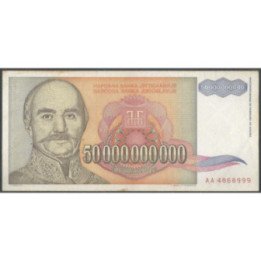 Yugoeslavia 50.000.000.000 Dinara 1993 P136