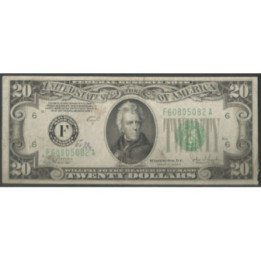 Estados Unidos 20 Dollars 1934C F P431Dc