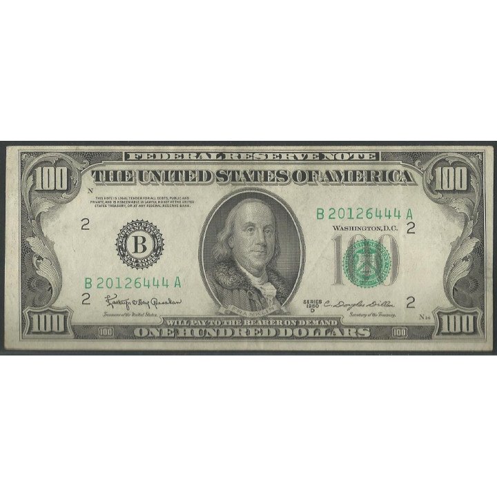 Estados Unidos 100 Dollars 1950D B P442d