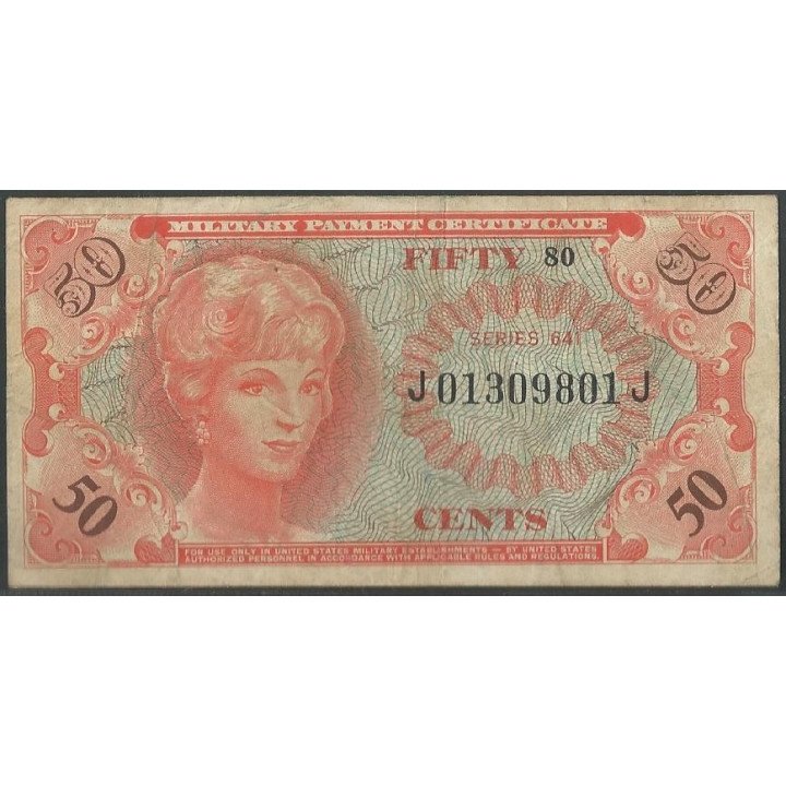 Estados Unidos - MPC 50 Cents ND1965 Serie 641 PM60a