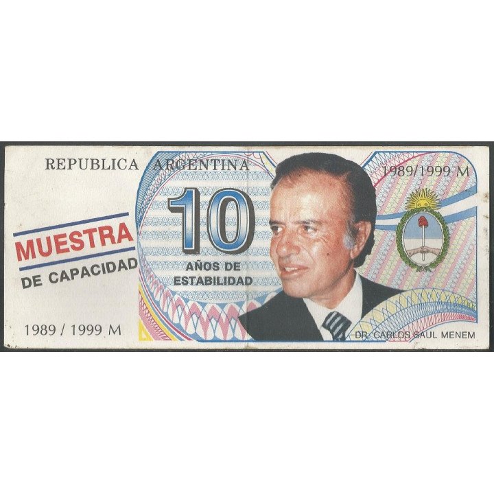 Argentina - Menem 10 Años 1999