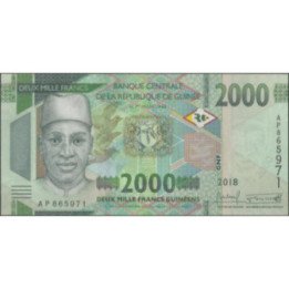 Guinea 2.000 Francs 2018 P48Aa