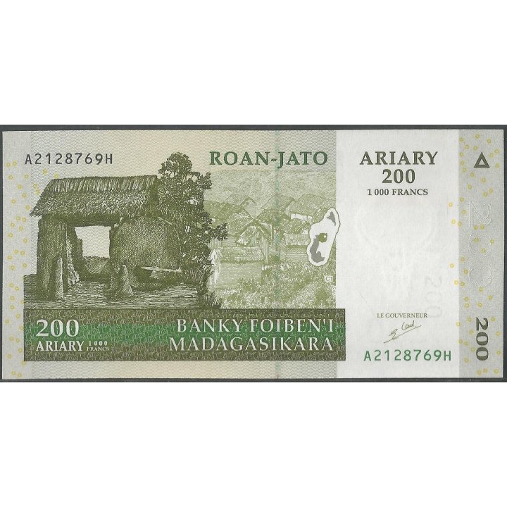 Madagascar 200 Ariari 2004 P87a