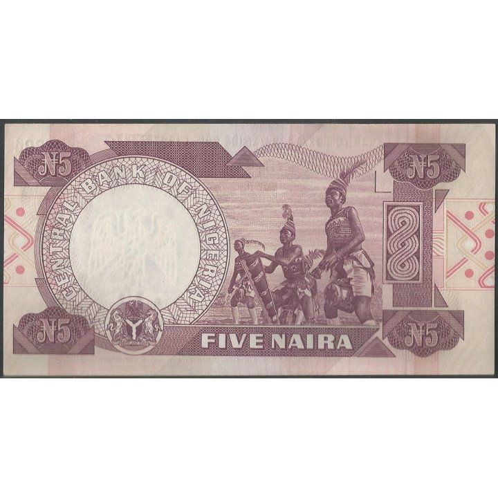 Nigeria 5 Naira 2004 P24h reverso