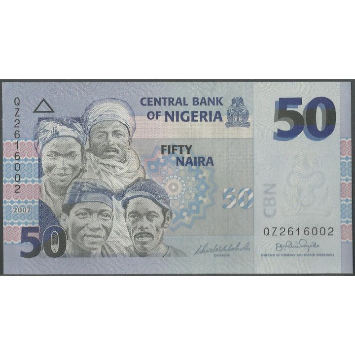 Nigeria 50 Naira 2007 P35b