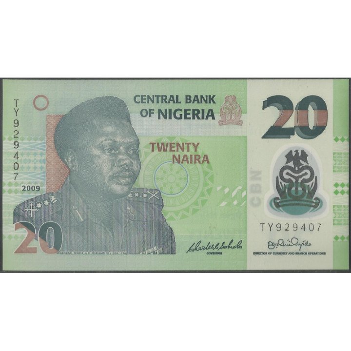 Nigeria 20 Naira 2009 P34e
