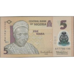 Nigeria 5 Naira 2013 P38d