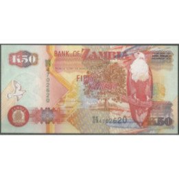 Zambia 50 Kwacha 2003 P37d