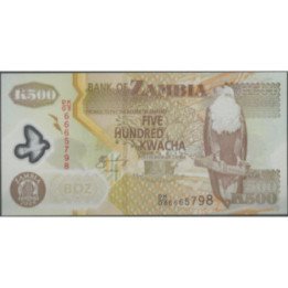 Zambia 500 Kwacha 2008 P43f