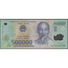 Vietnam 500.000 Dong 2018 P124n