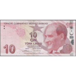 Turkya 10 Liras ND2009 P223b