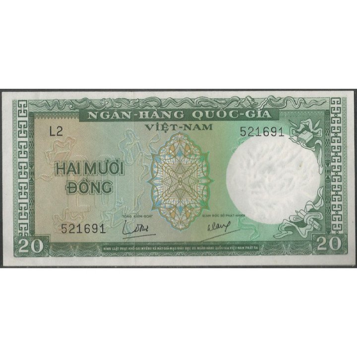 Vietnam Sur 20 Dong ND1964 P16a