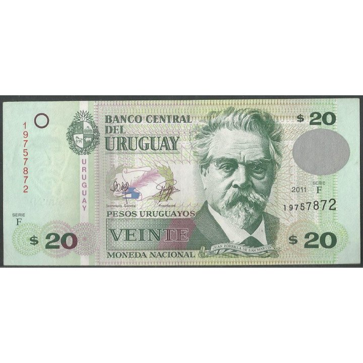 Uruguay 20 Pesos 2011 F P86b