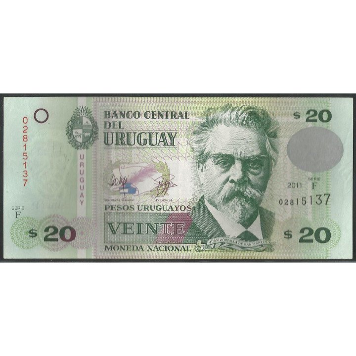 Uruguay 20 Pesos 2011 F P86b