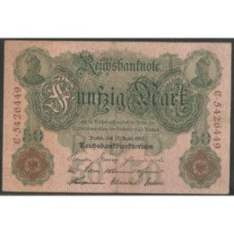 Alemania 50 Mark 21 Abr 1910 P41