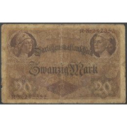 Alemania 20 Mark 5 Ago 1914 P48a