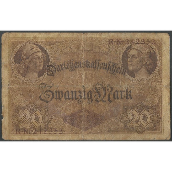Alemania 20 Mark 5 Ago 1914 P48a