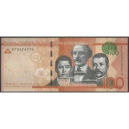 Rep. Dominicana 100 Pesos 2016 P190c