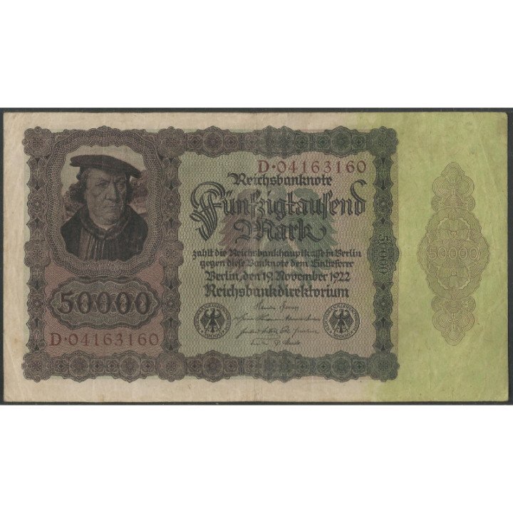 Alemania 50.000 Mark 19 Nov 1922 P80