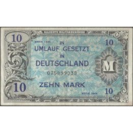 Alemania 10 Mark 1944 P194b
