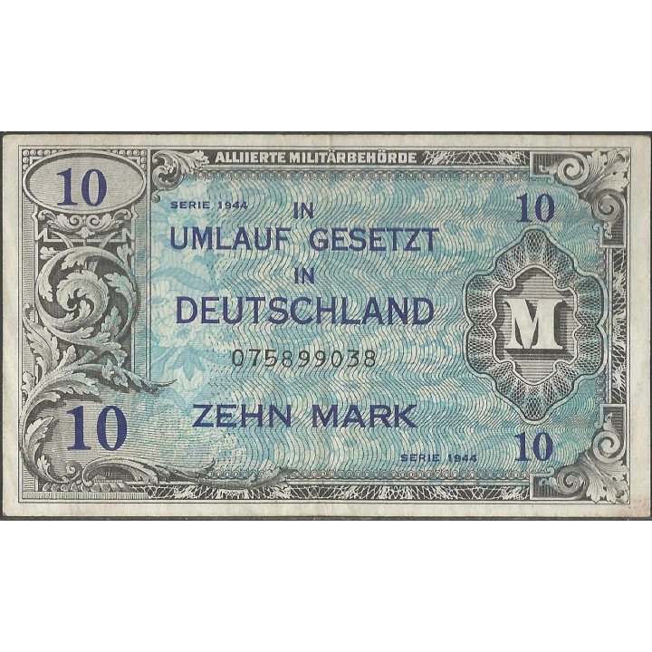 Alemania 10 Mark 1944 P194b