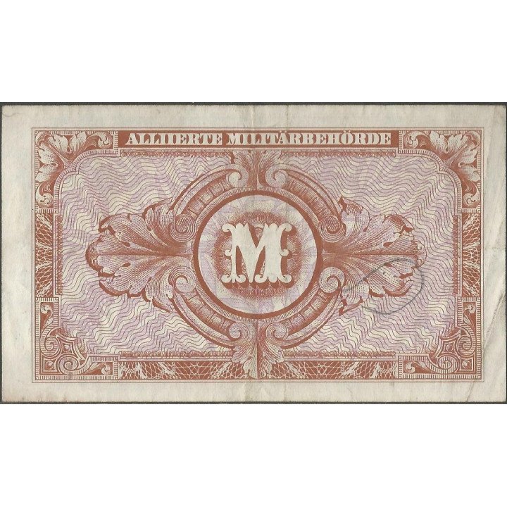 Alemania 10 Mark 1944 P194b reverso