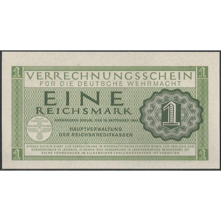 Alemania 3° Reich 1 Reichsmark 15 Sep 1944 PM38