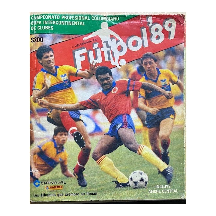 Futbol - Futbol Colombia FPC 89 Panini
