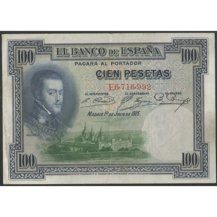 España 100 Pesetas 1 Jul 1925 P69c